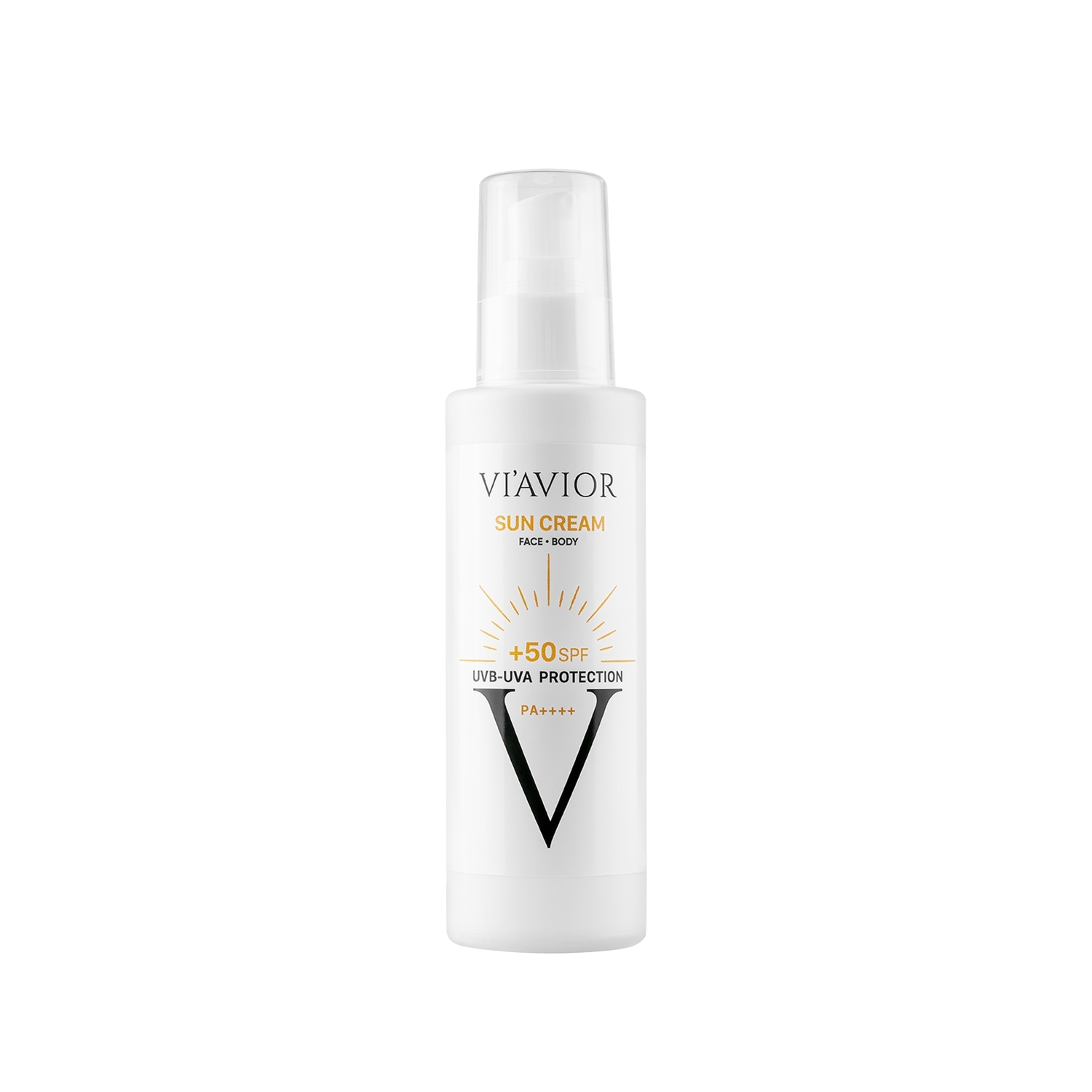 Viavior Sun Cream 50 SPF Güneş Koruyucu Yüz ve Vücut Kremi 150 ml