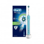 Oral-B Pro 500 Şarj Edilebilir Diş Fırçası Cross Action Mavi