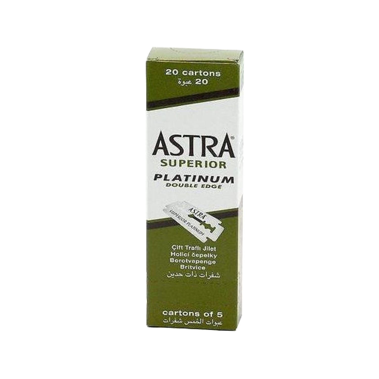 Astra Professional Superior Platinum Çift Taraflı Jilet 5x20 Adet