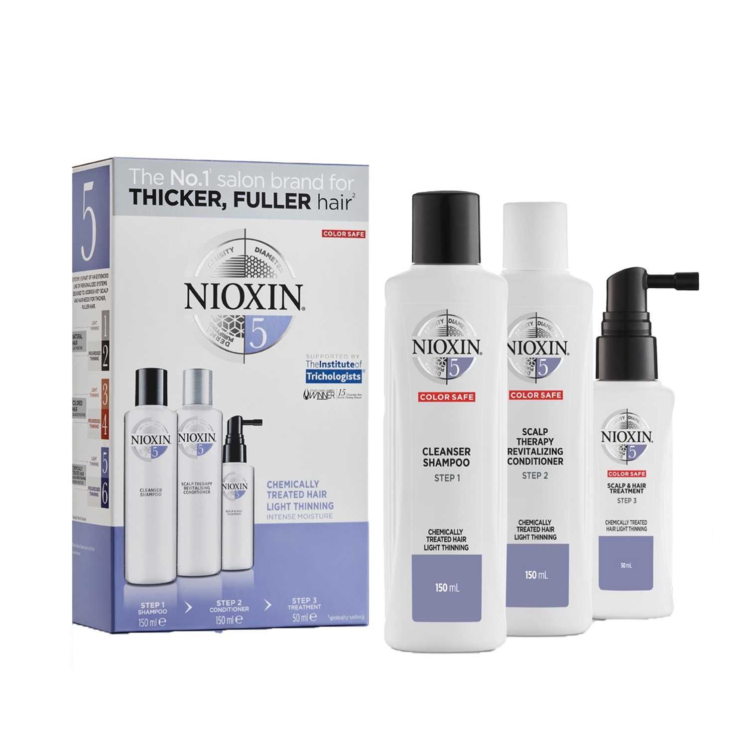 Nioxin 5 Dökülme Karşıtı Set Kimyasal İşlem Görmüş Saç Küçük Boy