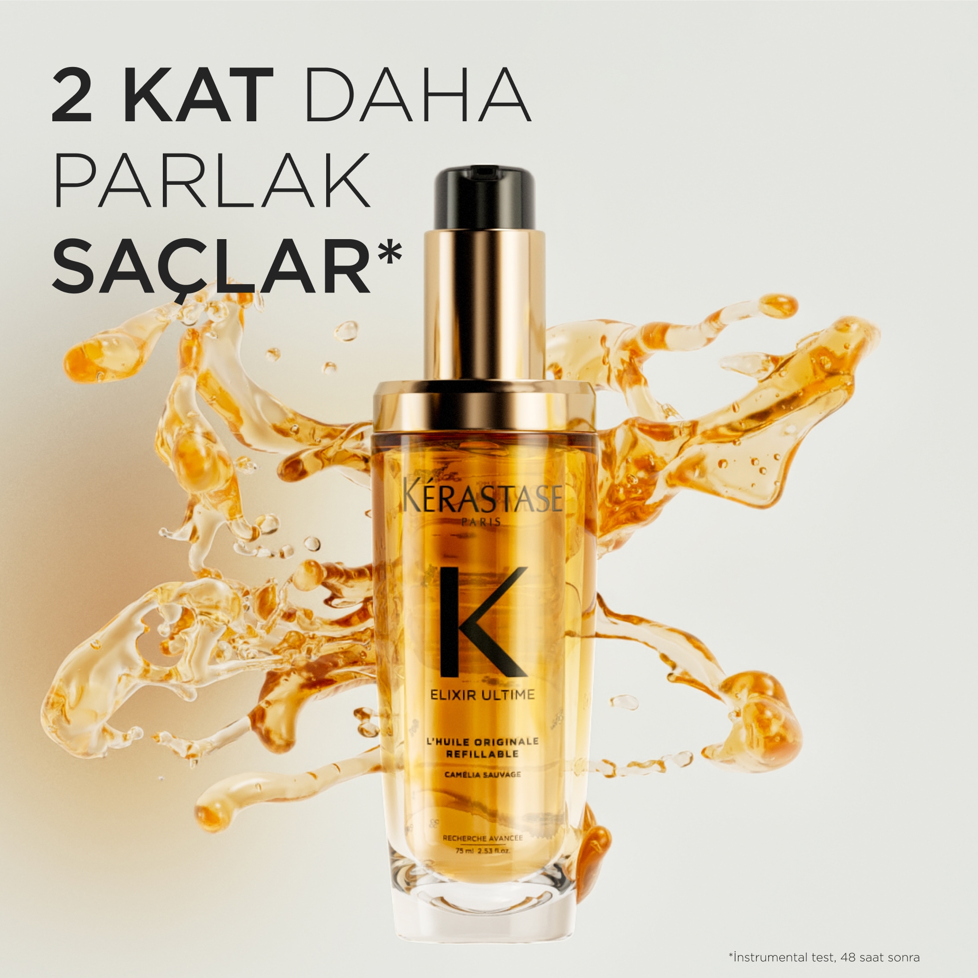 Kerastase Elixir Ultime Seyahat Boyu 2 Kat Daha Parlak Saçlar