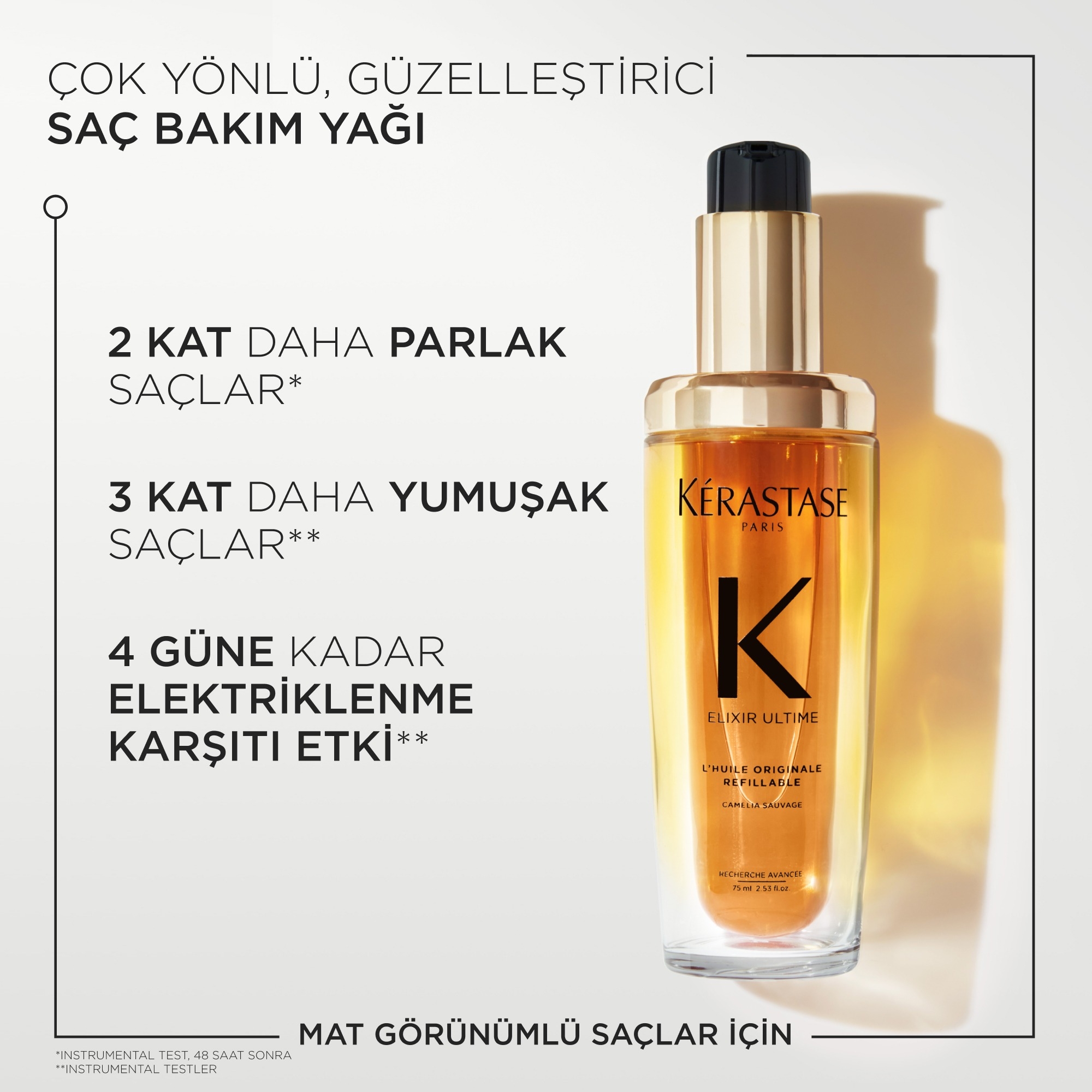 Kerastase Elixir Ultime Çok Yönlü Güzelleştirici Saç Bakım Yağı