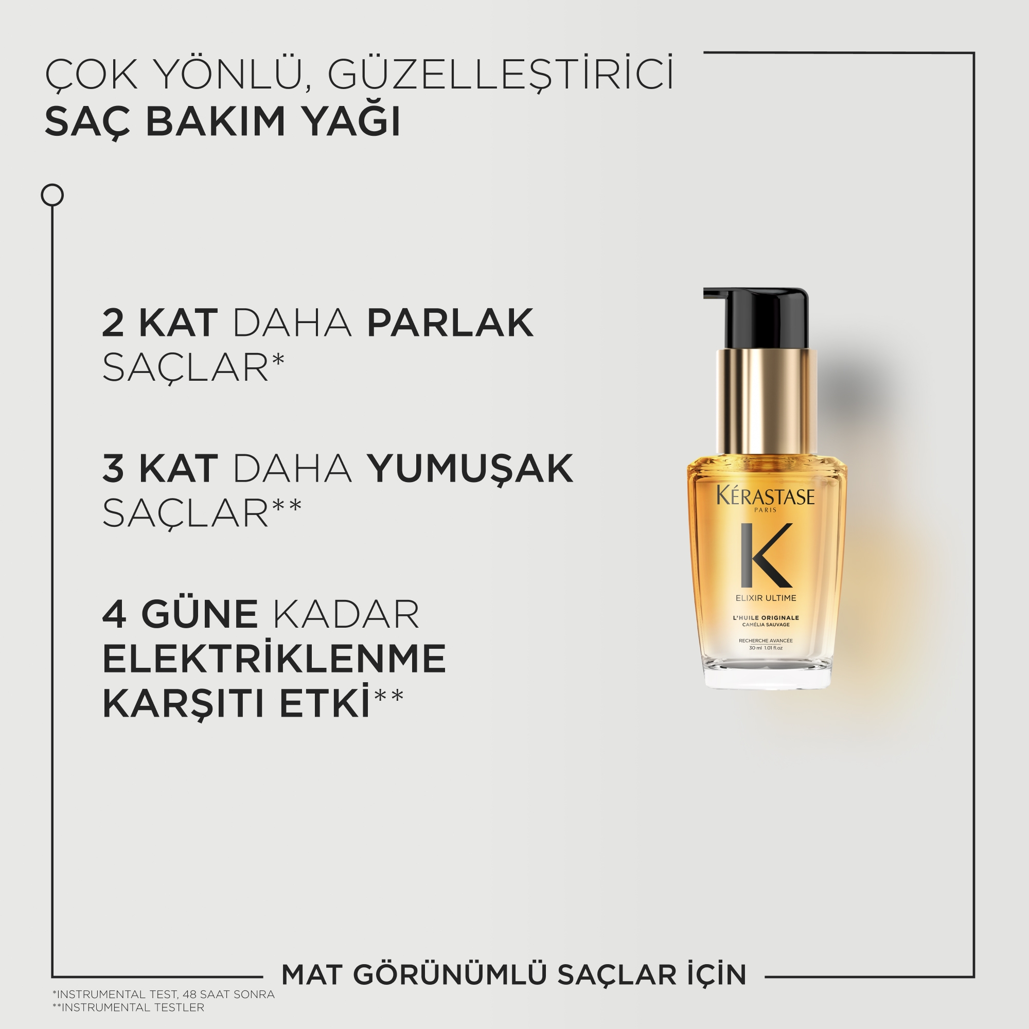 Kerastase Elixir Ultime Çok Yönlü Güzelleştirici Saç Bakım Yağı Seyahat Boyu