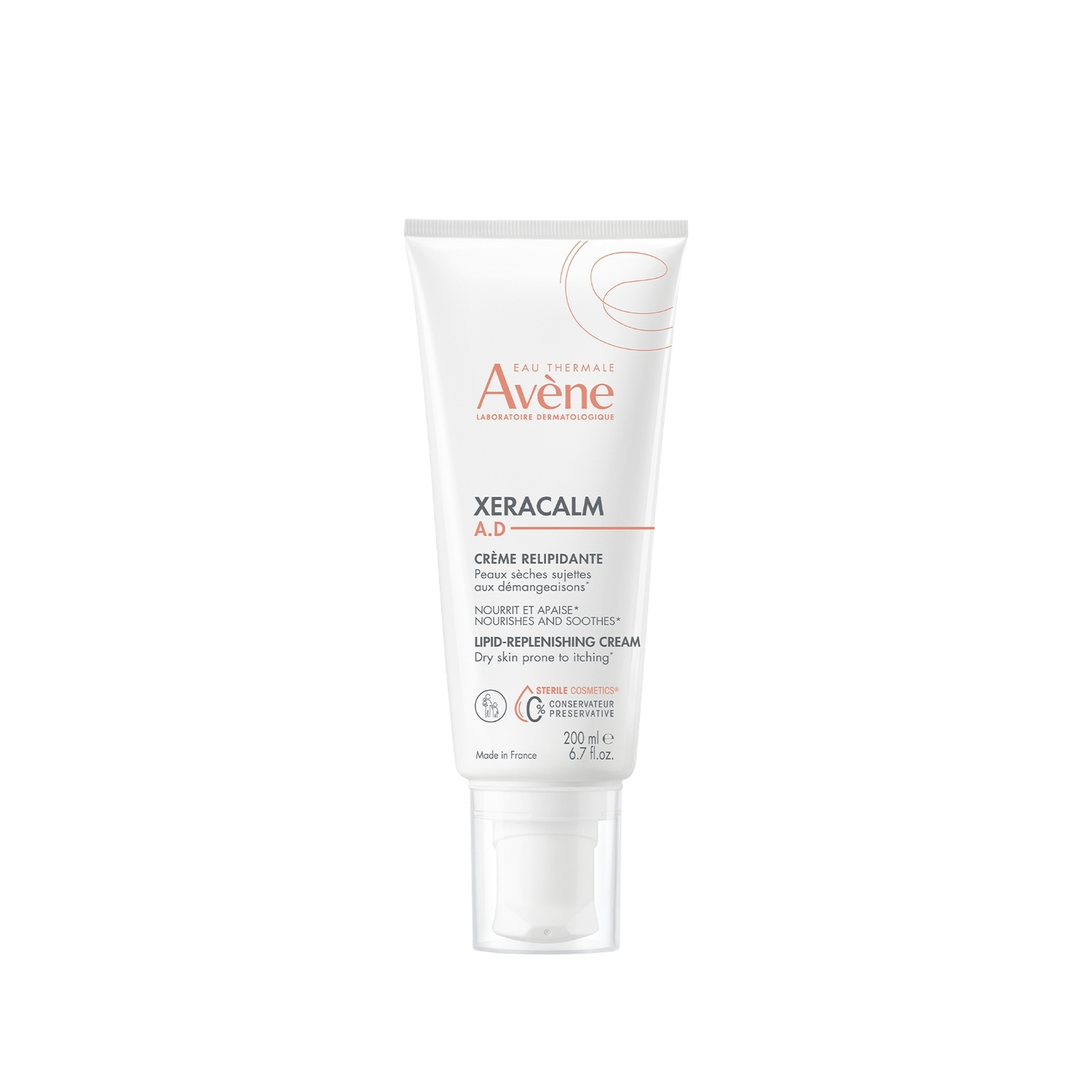 Avene XeraCalm A.D Lipid-Replenishing Creme Atopiye Eğilimli Ciltler için Nemlendirici Krem 200 ml