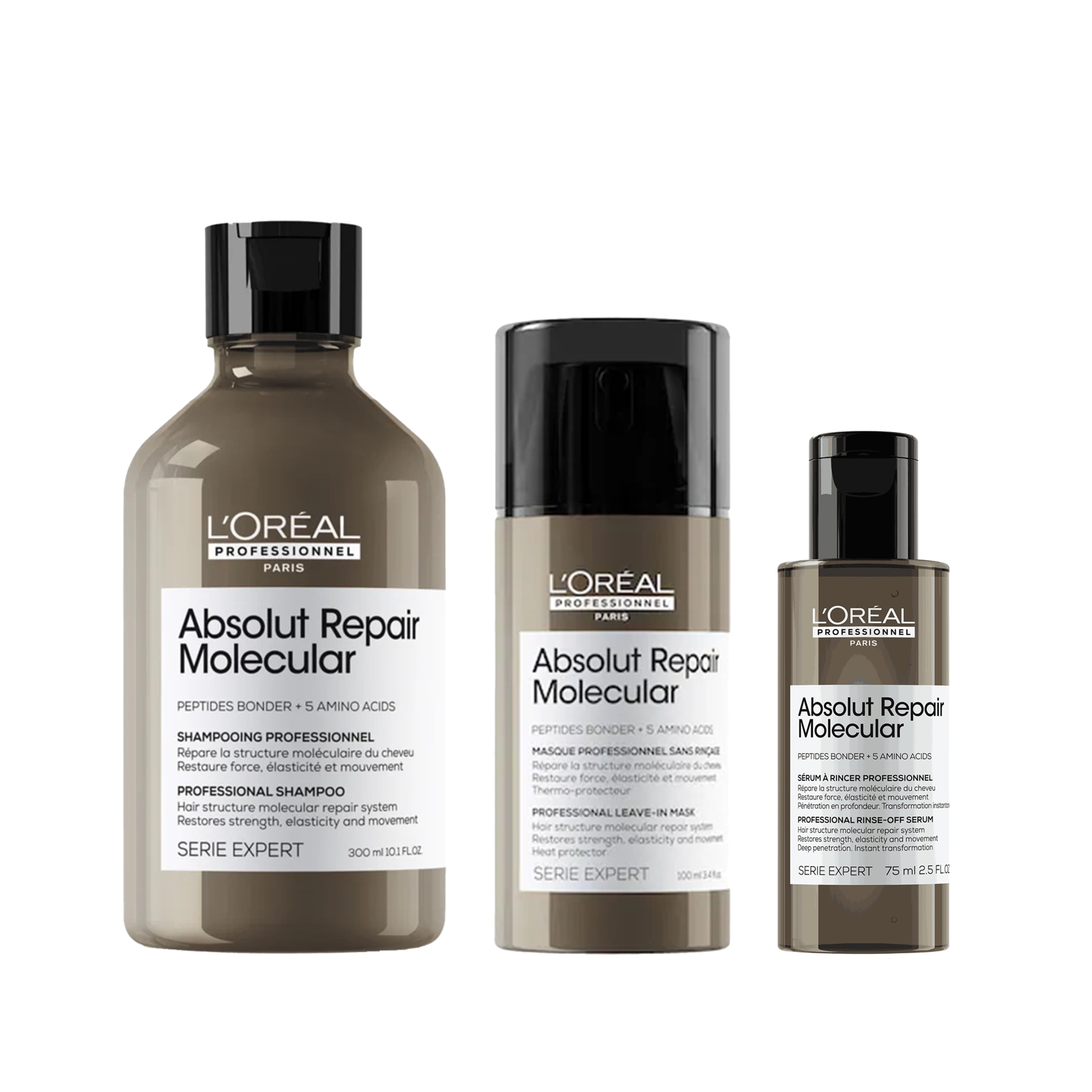 Loreal Professionnel Paris Serie Expert Absolut Repair Molecular Yıpranmış Saçlar İçin Bakım Seti