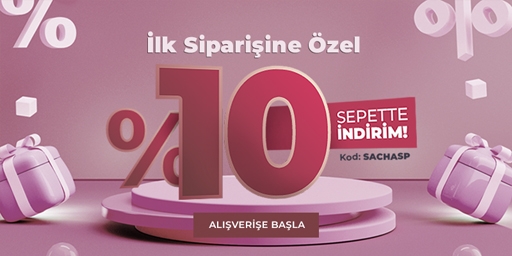 Sachane'deki İlk Siparişine Özel Sepette %10 İndirim!