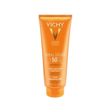 Vichy Ideal Soleil Çok Yüksek Korumalı Büyük Boy Nemlendirici Yüz ve Vücut Sütü Spf 50 300ml