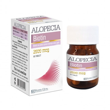 Alopecia Biotin 2500 mcg 60 Tablet