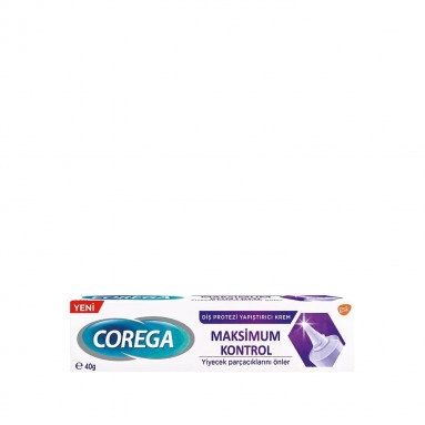 Corega Maksimum Kontrol Diş Protezi Yapıştırıcı Krem 40g