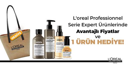 L'oreal Professionnel Serie Expert Ürünlerinde Avantajlı Fiyatlar ve 1 Ürün Hediye!