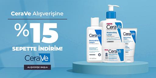 CeraVe Ürünleri Sepette %15 İndirimli!