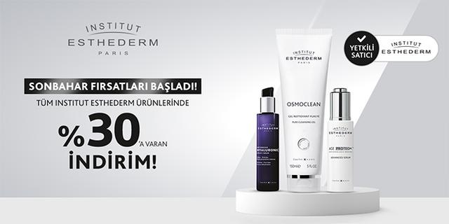 Institut Esthederm Ürünlerinde %30'a Varan İndirimler!