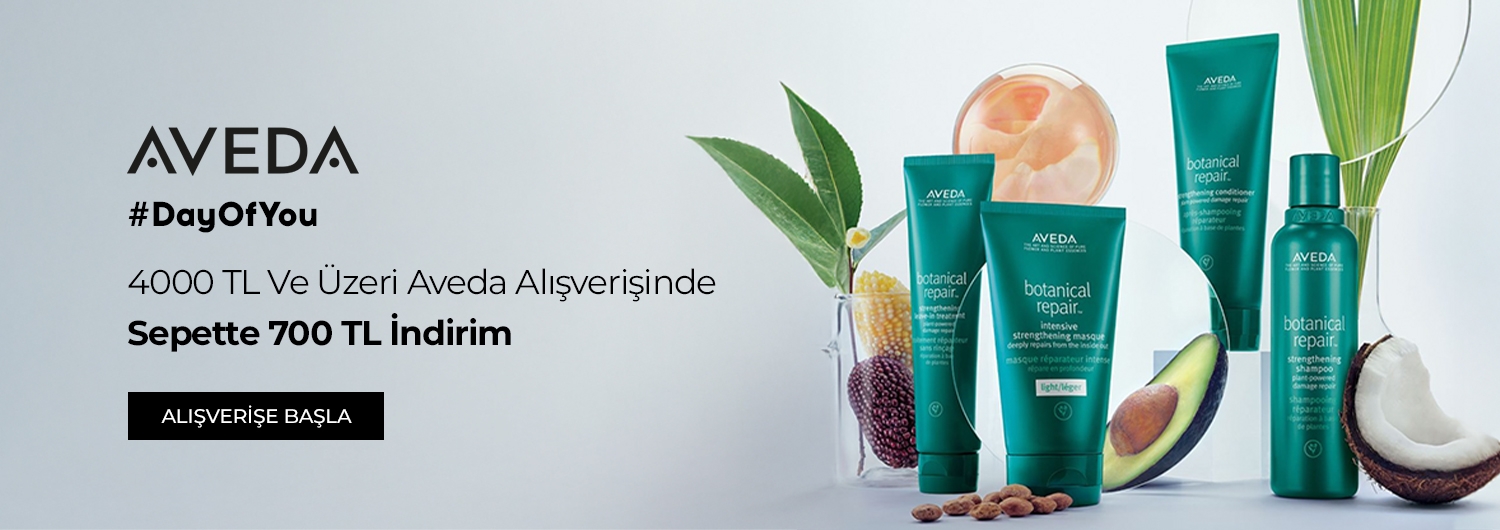 Aveda Ürünlerinde 4000 TL Ve Üzeri Alışverişlerinde 700 TL İndirim!