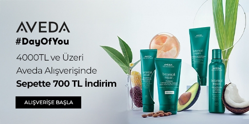 Aveda Ürünlerinde 4000 TL Ve Üzeri Alışverişlerinde 700 TL İndirim!