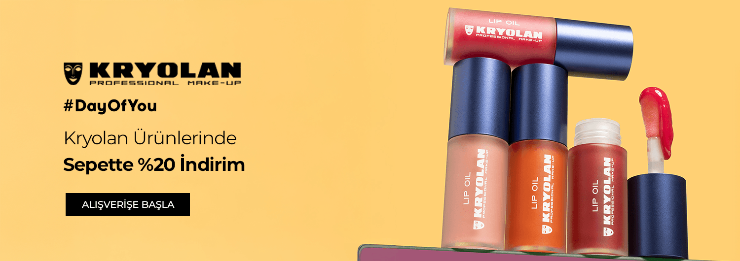 Kryolan Alışverişlerinde Sepette %20 İndirim!