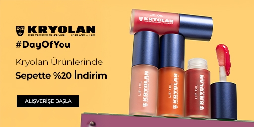 Kryolan Alışverişlerinde Sepette %20 İndirim!