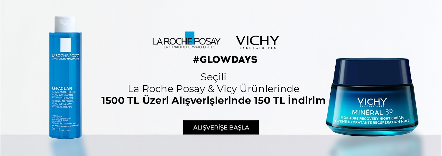 Seçili La Roche-Posay & Vicy Ürünlerinde 1500 TL Üzeri Alışverişlerinde 150 TL İndirim!