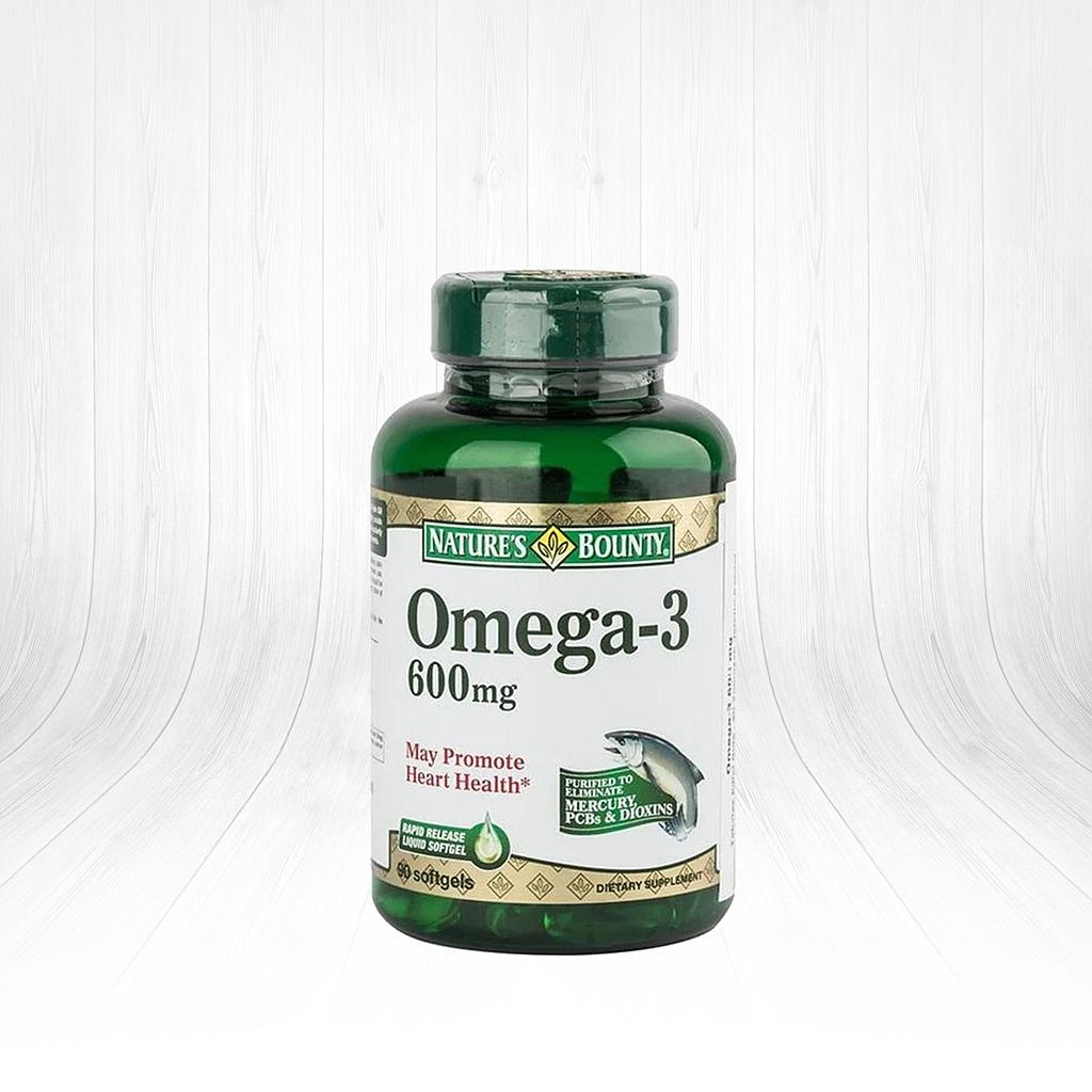 Nature's Bounty Omega-3 600 mg 90 Yumuşak Kapsül