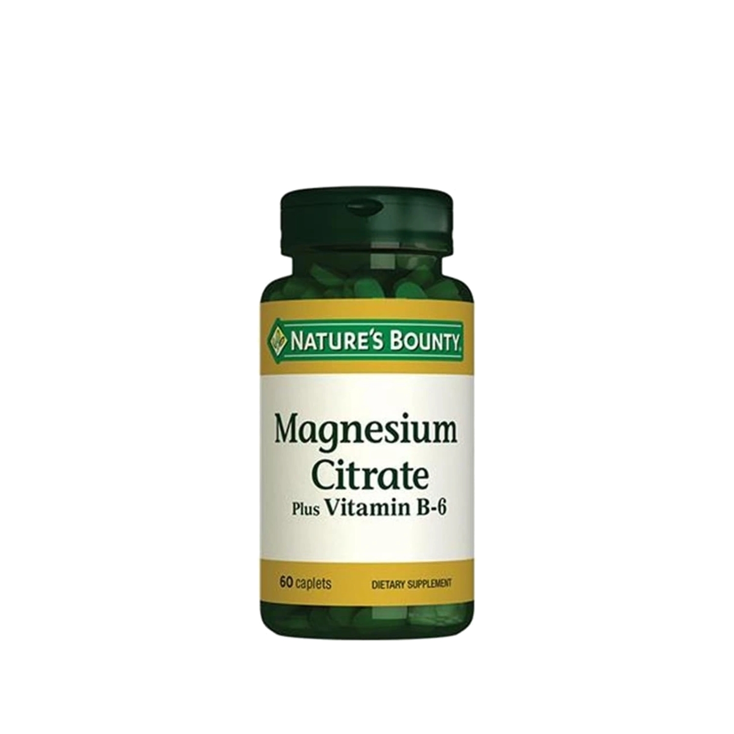 Nature's Bounty Magnesium Citrate Plus Vitamin B-6 60 Tablet