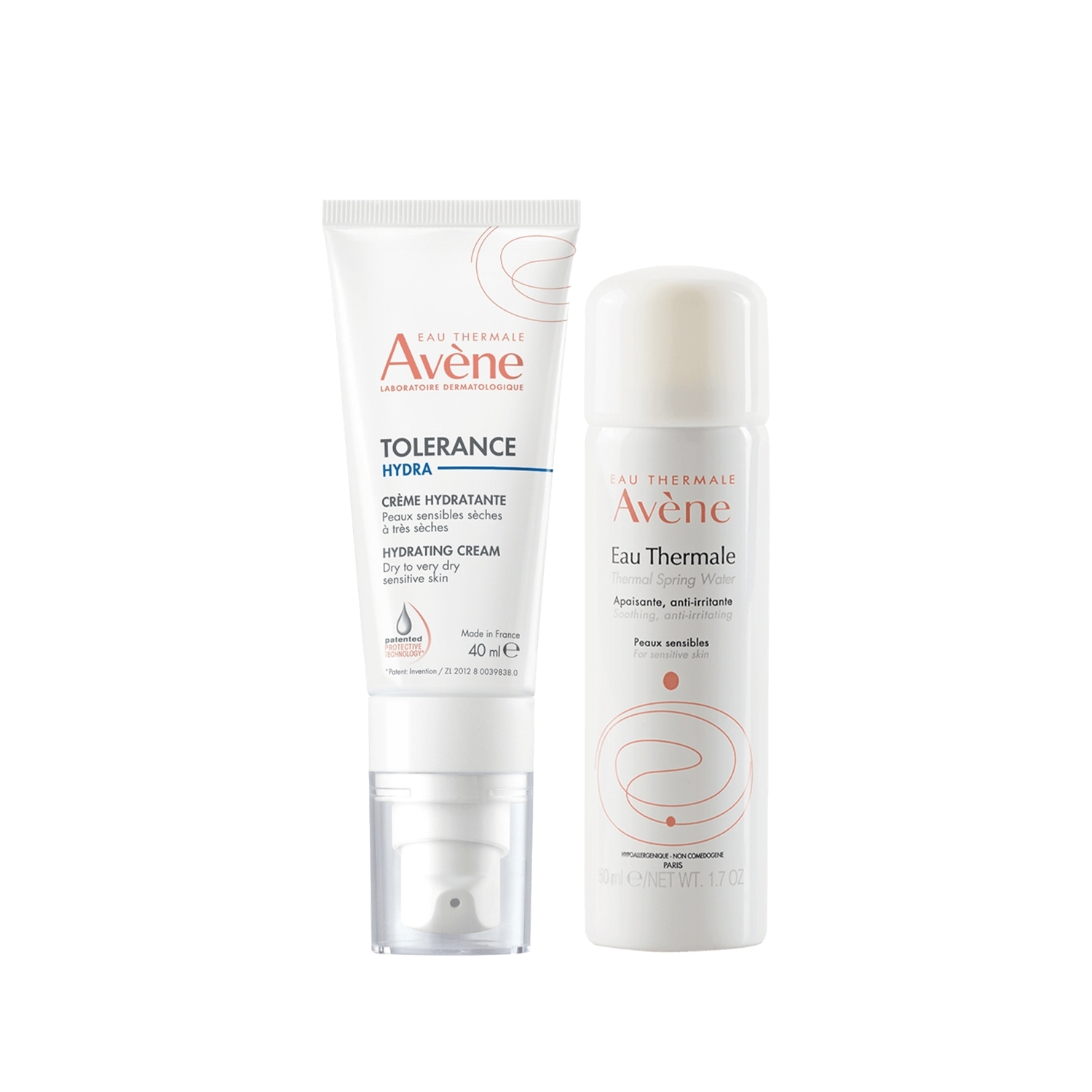 Avene Tolerance Hydra-10 Hydrating Cream 40 ml Termal Su 50 ml Kofre