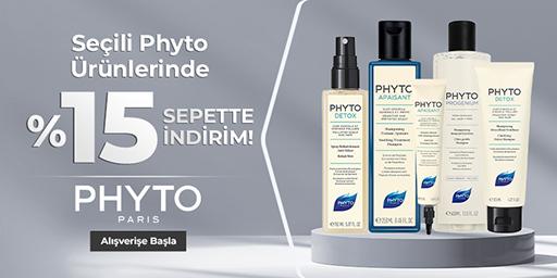Seçili Phyto Ürünleri Sepette %15 İndirimli!
