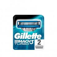 Gillette Mach3 Turbo 2 Adet Yedek Tıraş Bıçağı