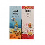 Ocean Balık Yağı Şurubu Portakal Aromalı 150 ml + Imunol Şurup 150 ml