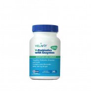 Velavit V-Probiotics With Enzymes 30 Kapsül