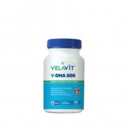 Velavit V-DHA 500 Takviye Edici Gıda 30 Kapsül