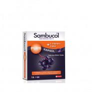 Sambucol Plus Kara Mürver + C Vitamini & Çinko 15 Kapsül