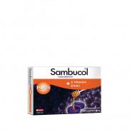 Sambucol Plus Kara Mürver + C Vitamini & Çinko İçeren Takviye Edici Gıda Çiğneme Tableti 20 Adet