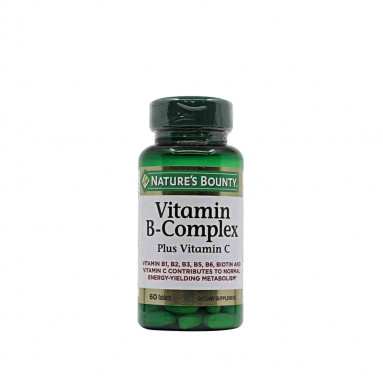 Nature's Bounty Vitamin B-Complex Plus Vitamin C 60 Tablet
