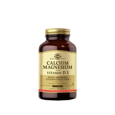 Solgar Kalsiyum Magnezyum ve Vitamin D3 150 Tablet