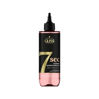 Gliss 7sec Split Hair Miracle 7 Saniyede Express Onarıcı Sıvı Saç Krem 200 ml